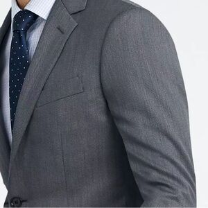 Indochino charcoal grey two piece suit